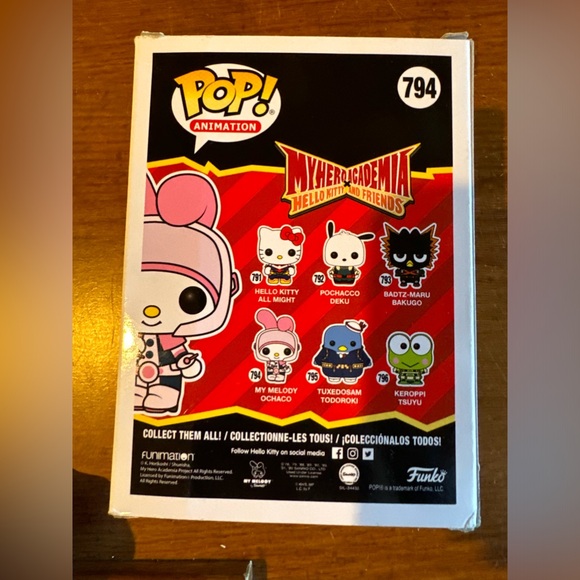 NWOT Funko Pop! Animation- Hello Kity- My Melody Ochaco- Brand New In Box! - Picture 4 of 4